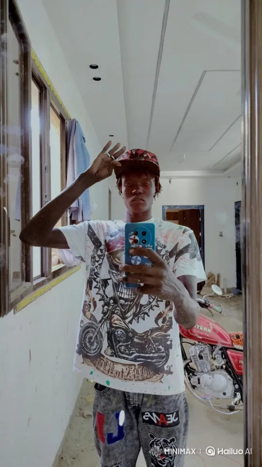 Young Man Taking Selfie in Unfinished Room – AI Generated Video | Hailuo AI