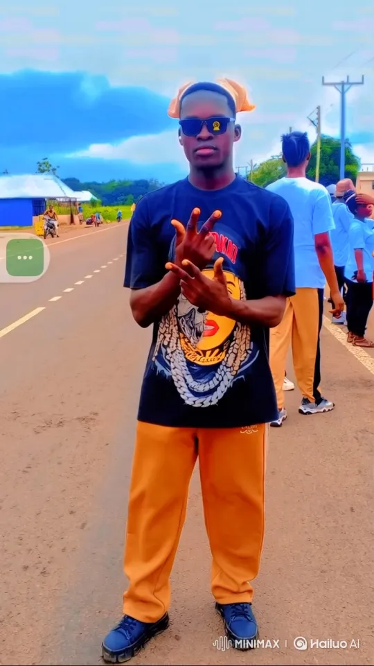 Young Man Walks Confidently Down Rural Road – AI Generated Video | Hailuo AI