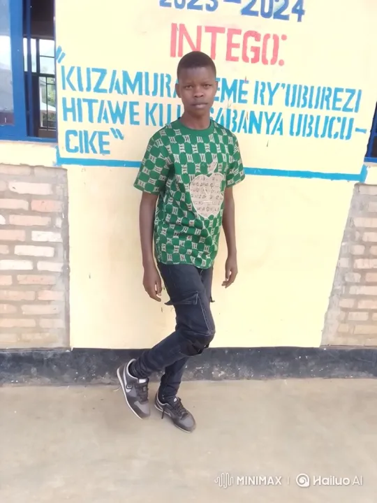 Young Man Adjusts Pose in Front of Building Wall – AI Generated Video | Hailuo AI