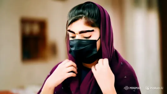 Contemplative Woman in Serene Indoor Setting – AI Generated Video | Hailuo AI