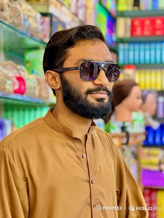 Man Greeting in Vibrant Store with Complex Camera Movement – AI Generated Video | Hailuo AI