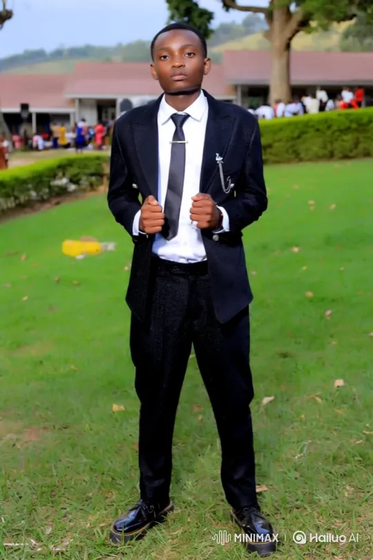 Young Man in Suit on Lawn with Diagonal Camera Move – AI Generated Video | Hailuo AI