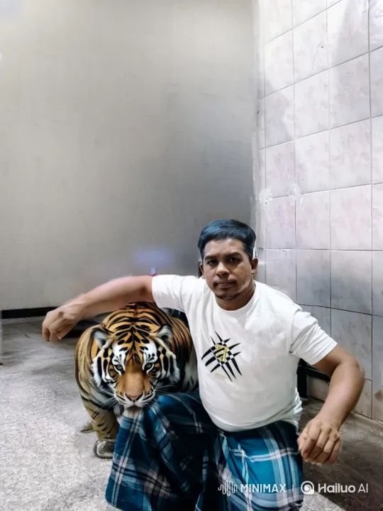 Man and His Tiger: The 'Bug Rider' Challenge – AI Generated Video | Hailuo AI