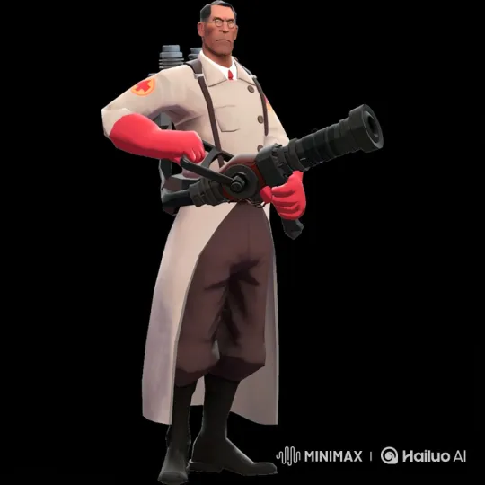 Team Fortress 2 Medic Survives Gay Club Door Explosion – AI Generated Video | Hailuo AI
