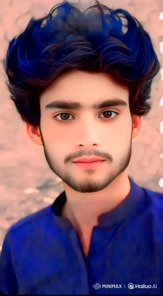 Stunning Young Man in Close-Up with Soft Smile – AI Generated Video | Hailuo AI