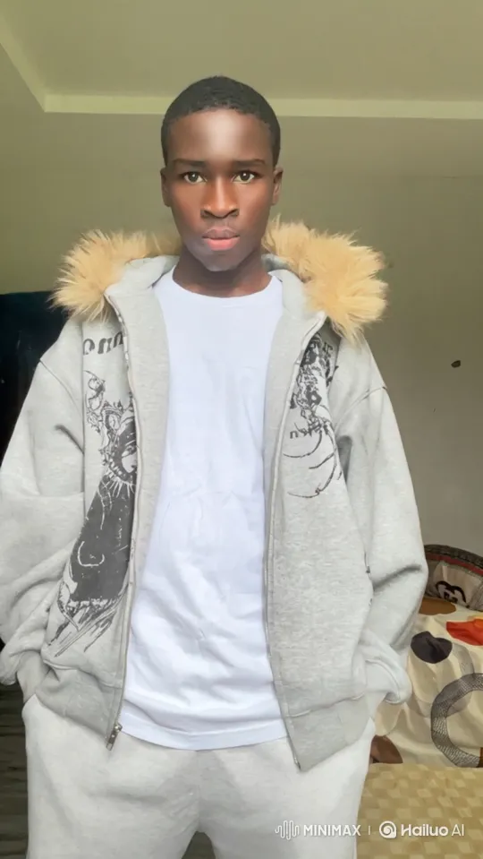 Young Man in Bedroom: Steady Walk and Focused Gaze – AI Generated Video | Hailuo AI