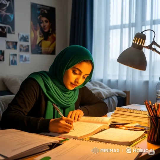 Studying Woman's Desk to Epic Earth Zoom-Out in 8K – AI Generated Video | Hailuo AI