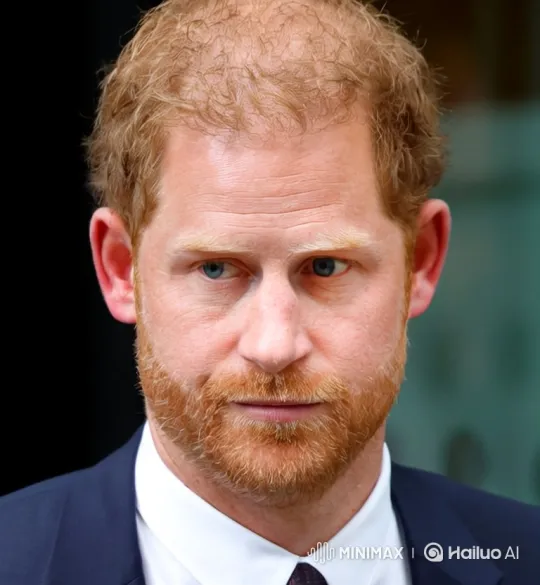 Prince Harry's Stern Concentration as He Signs Legal Documents – AI Generated Video | Hailuo AI
