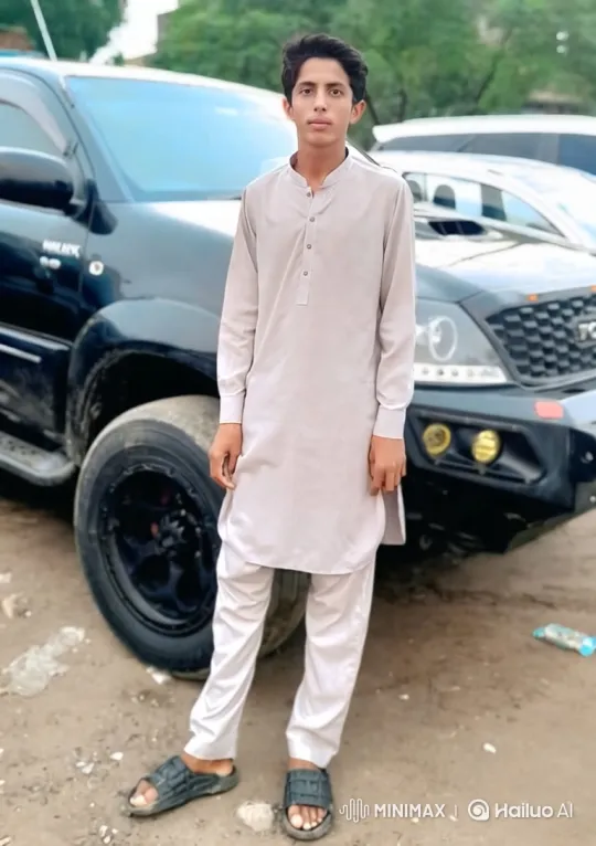 Young Man Transforms SUV into Lamborghini on Valley Path – AI Generated Video | Hailuo AI