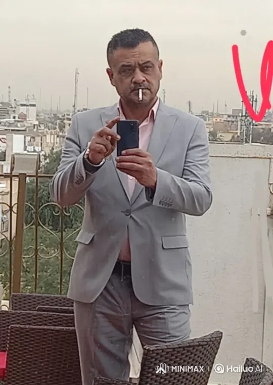 Man Takes Selfie with Cigarette on Rooftop – AI Generated Video | Hailuo AI
