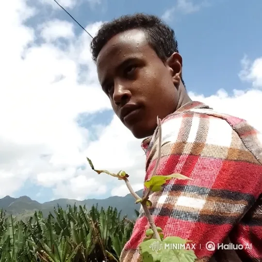 Contemplative Man in Verdant Landscape – AI Generated Video | Hailuo AI