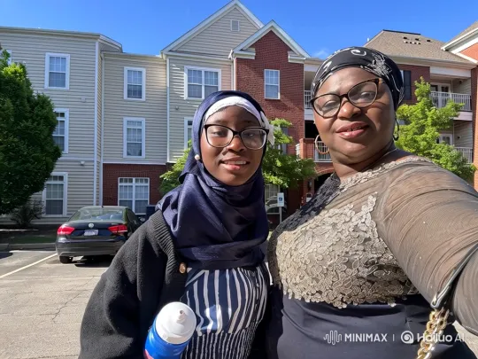 Mother and Daughter Part Ways in Futuristic Scene – AI Generated Video | Hailuo AI