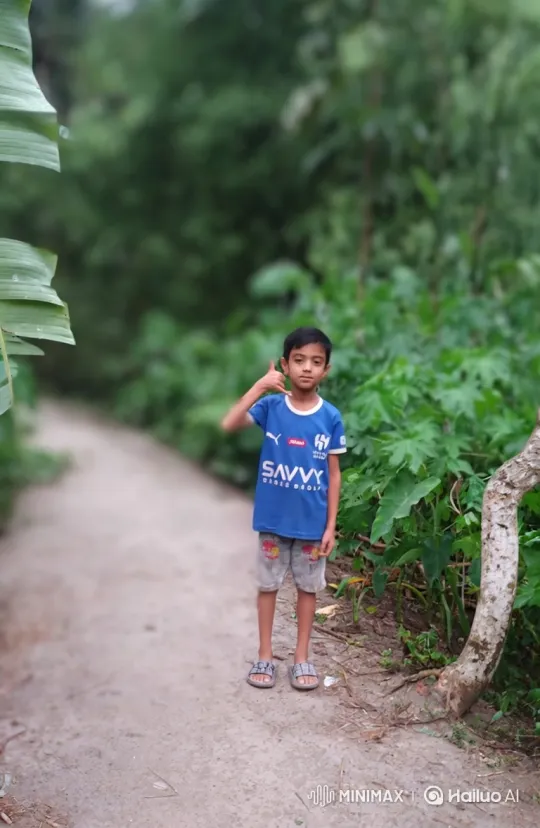 Young Boy Gets Into BMW on Dirt Path – AI Generated Video | Hailuo AI
