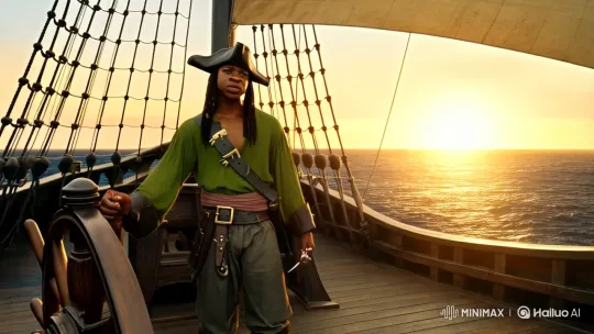Young Pirate Jack Faces Destiny on Mysterious Island – AI Generated Video | Hailuo AI
