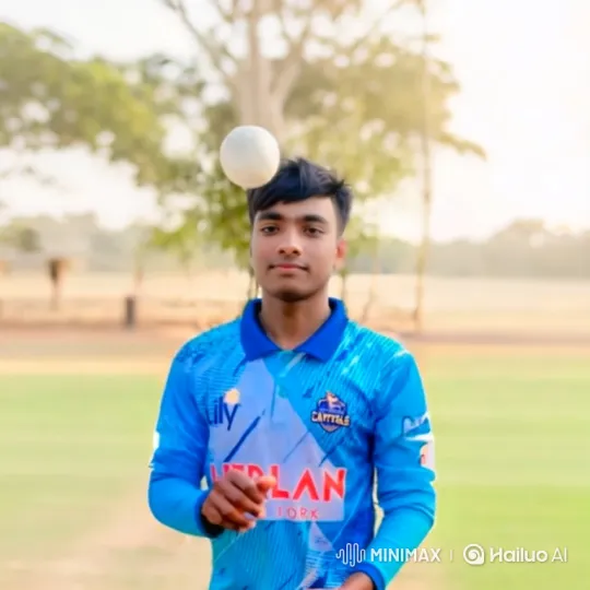 Young Cricketer Catches Ball in Slow Motion – AI Generated Video | Hailuo AI