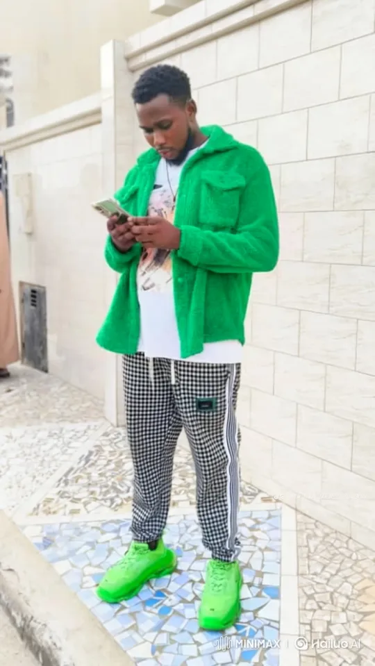 Young Man in Bold Outfit Enters and Drives Off in Lamborghini – AI Generated Video | Hailuo AI
