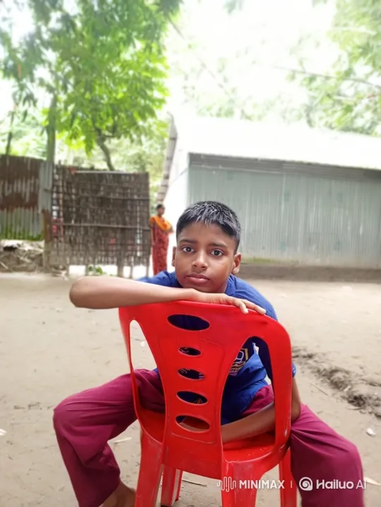 Boy's Subtle Smile in Rural Setting – AI Generated Video | Hailuo AI