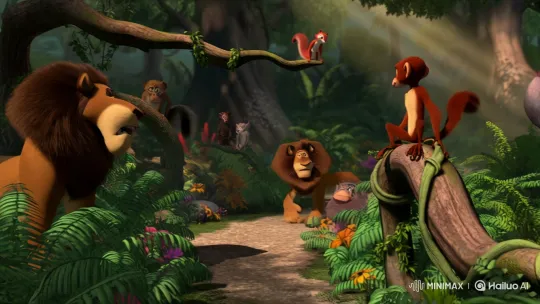 Animals' Voices Swapped in Confused Jungle Morning – AI Generated Video | Hailuo AI