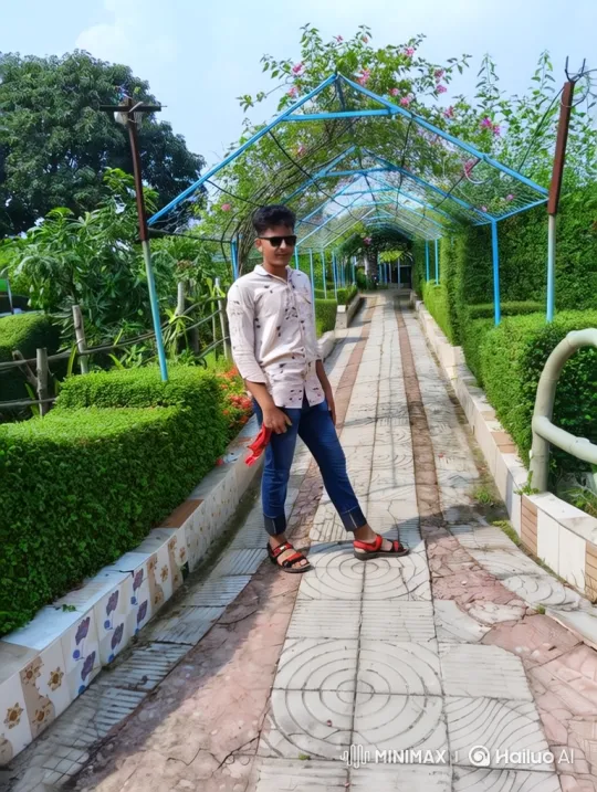 Young Man Enters Car in Scenic Park Setting – AI Generated Video | Hailuo AI