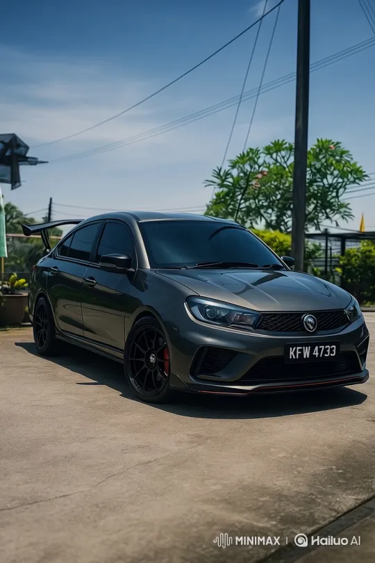 Car Transformation: From Sedan to JDM Drag Racer – AI Generated Video | Hailuo AI
