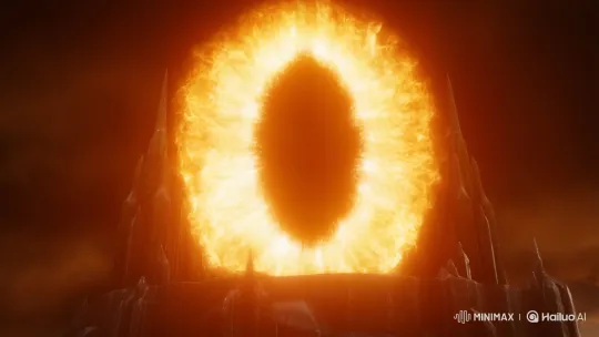 Eye of Sauron to Sauron's Charge in Desolate Realm – AI Generated Video | Hailuo AI