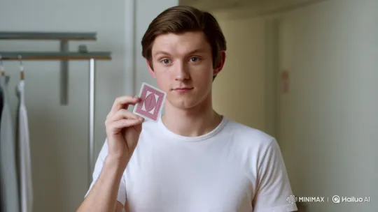 Tom Holland Performs Card Trick in Backstage Video – AI Generated Video | Hailuo AI