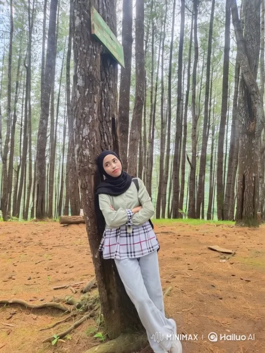 Woman in Pine Forest to Panoramic Earth View – AI Generated Video | Hailuo AI