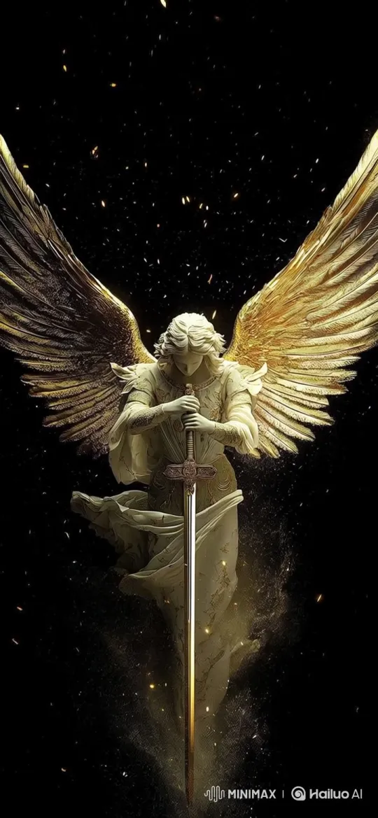 Angel Awakens: A Majestic, Magical Unfolding – AI Generated Video | Hailuo AI