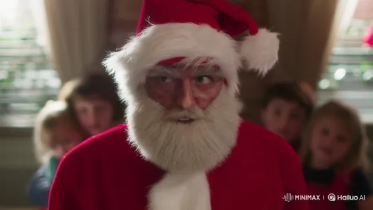 Anna Kendrick Reveals Herself as Santa Claus – AI Generated Video | Hailuo AI