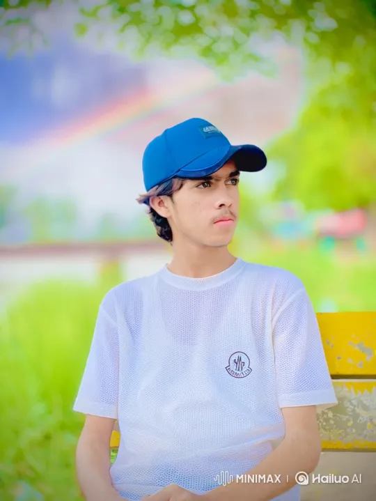 Young Couple Shares Serene Moment in Park – AI Generated Video | Hailuo AI