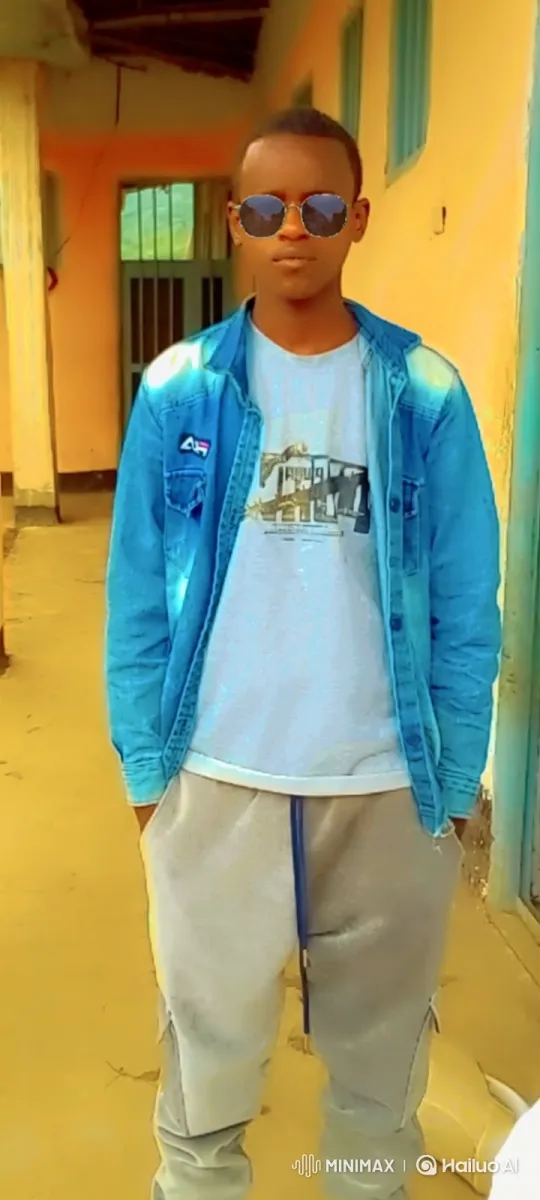 Young Man in Yellow Corridor: Cool Gaze and Steady Posture – AI Generated Video | Hailuo AI