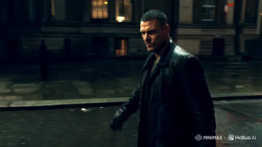 Gangster Approaches His Car in Atmospheric London Scene – AI Generated Video | Hailuo AI