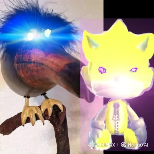 Cosmic Showdown: Dark Sonic vs. Green Skebob – AI Generated Video | Hailuo AI