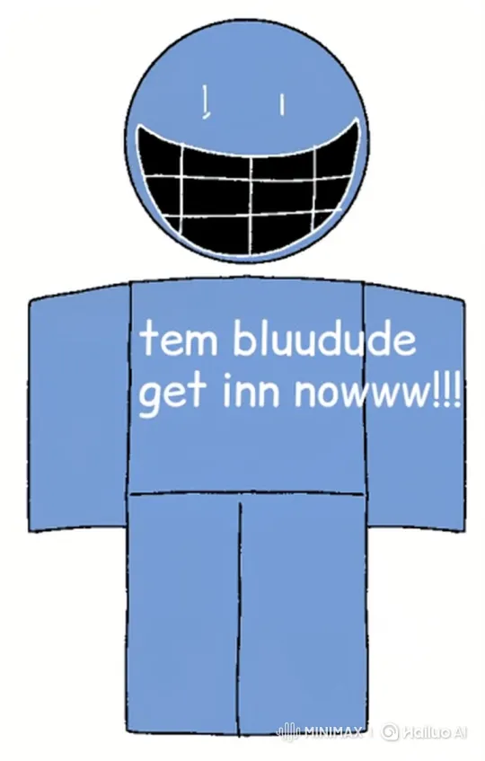 Blue Dude Announces 2025 Release with Walking Animation – AI Generated Video | Hailuo AI
