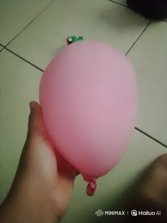 Balloon Transforms into Rage, Destroys Room in Silent Explosion – AI Generated Video | Hailuo AI