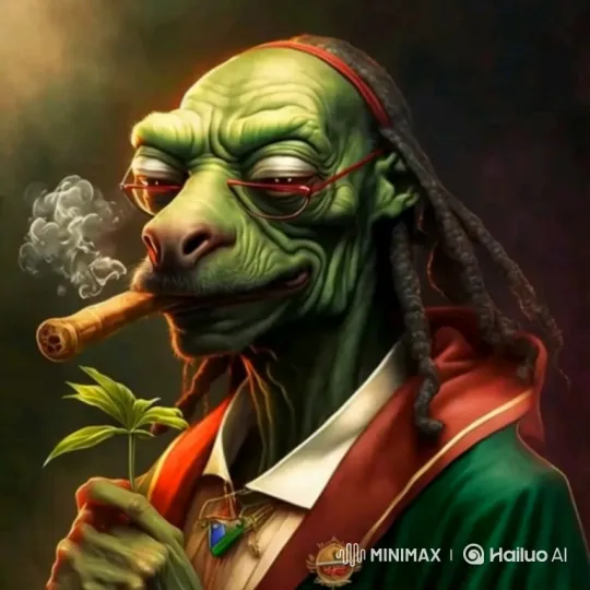 Creature Enjoys Cigar, Exhales Smoke in Fantasy Scene – AI Generated Video | Hailuo AI