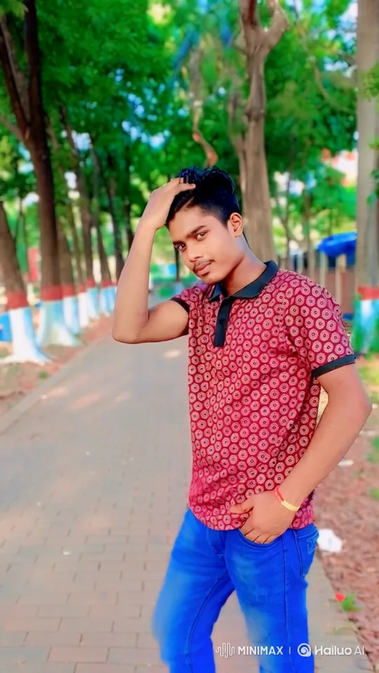 Young Man Enjoying a Cheerful Dance in a Park – AI Generated Video | Hailuo AI