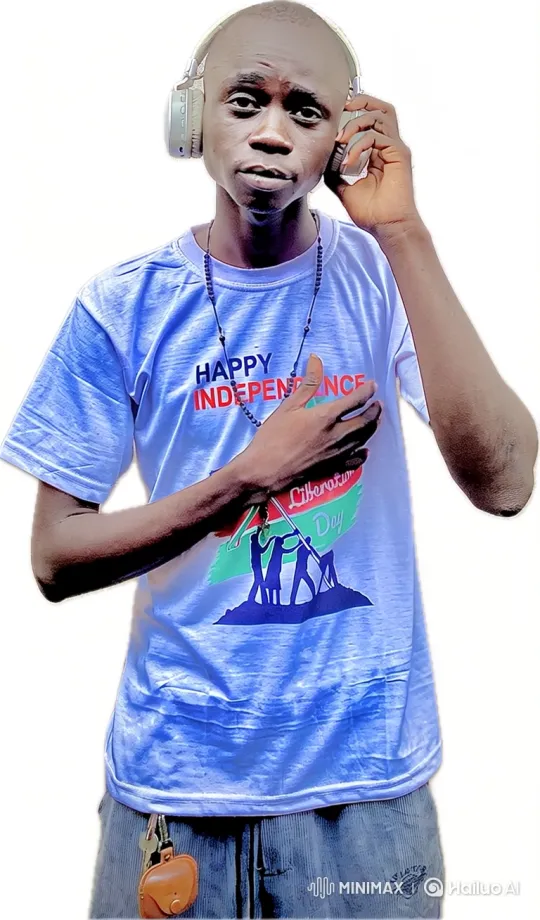 Young Man Laughs Joyfully in White Background – AI Generated Video | Hailuo AI
