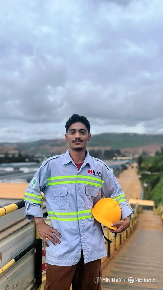 Industrial Worker Perspective to Earth from Space – AI Generated Video | Hailuo AI