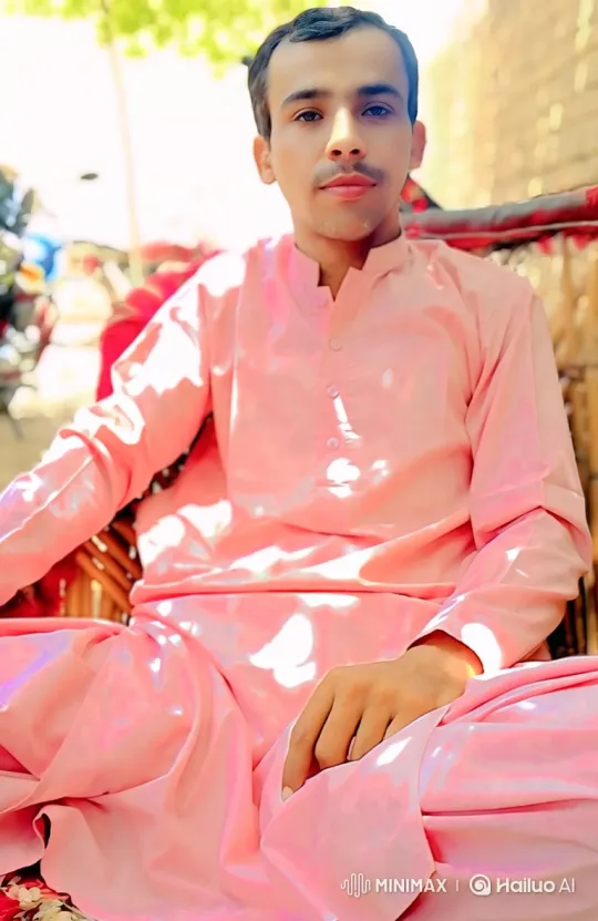 Young Man in Bamboo Chair: Serene and Gentle Smile – AI Generated Video | Hailuo AI
