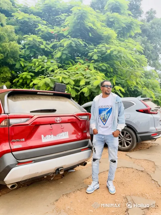 Man in Denim Approaches, Enters Lamborghini – AI Generated Video | Hailuo AI