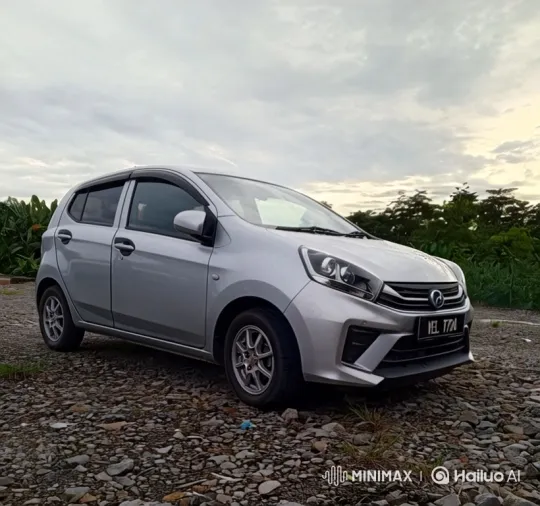 Silver Hatchback Transforms with Graceful Descent – AI Generated Video | Hailuo AI
