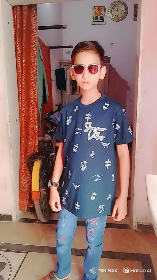 Boy Receives Self-Driving Toy Car in Hallway – AI Generated Video | Hailuo AI