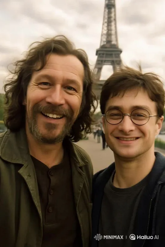 Sirius and Harry's Adventure in Paris – AI Generated Video | Hailuo AI