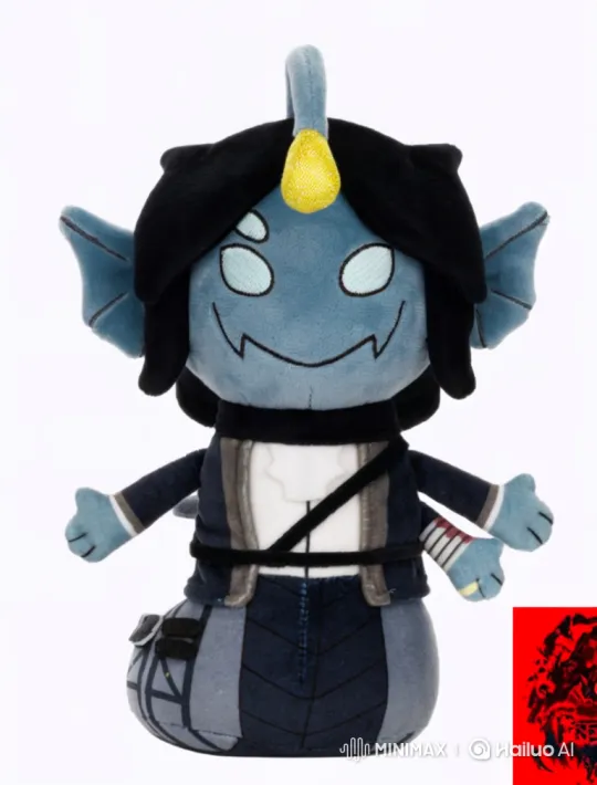 Fantasy Creature Plush Enjoys a Drink at Cozy Bar – AI Generated Video | Hailuo AI