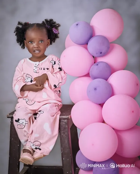 2-Year-Old Girl's Animated Birthday Greeting – AI Generated Video | Hailuo AI