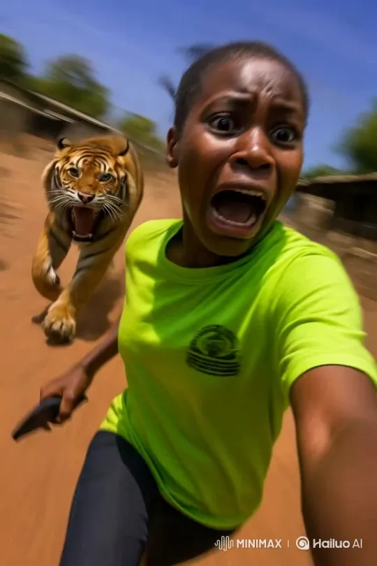 The Tiger's Pursuit: An Explanation – AI Generated Video | Hailuo AI