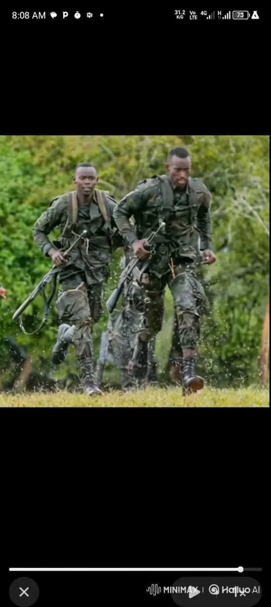 Camouflaged Soldiers Advance Through Hostile Jungle, Providing Cover – AI Generated Video | Hailuo AI