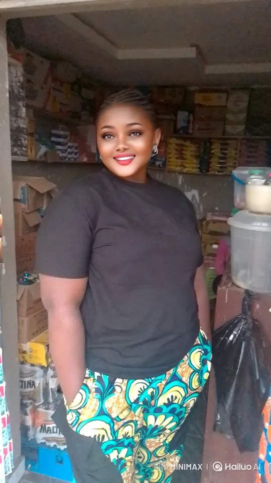Confident Woman Showcases Her Stylish Shop Entry – AI Generated Video | Hailuo AI