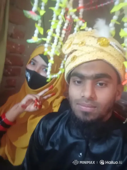 Young Couple Celebrates Affectionate Moment in Festive Setting – AI Generated Video | Hailuo AI